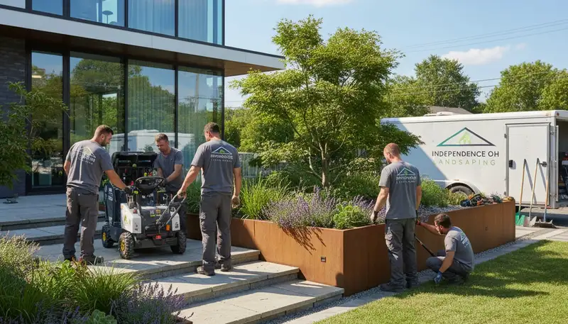 Landscape design and maintenance services in Cleveland, OH for residential and commercial properties